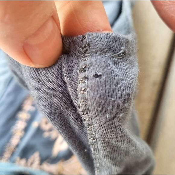 Tiny‎ Anthropologie Syden Floral Embroidered Sleeveless Tank Shirt Dress Size S - Picture 11 of 11